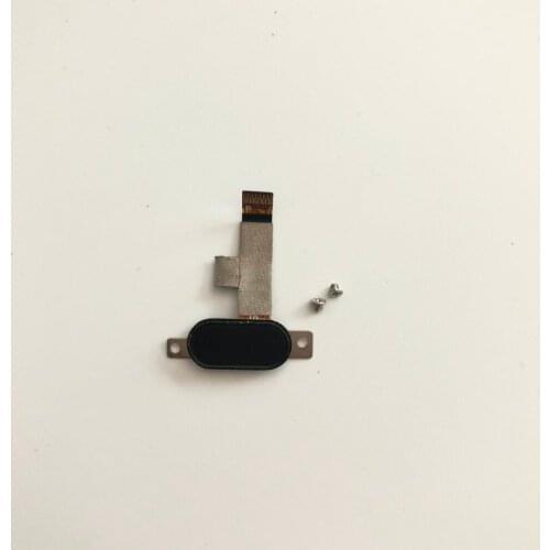 Used HOME Main Button With Flex Cable FPC + Screws For MAZE ALPHA Helio P25 2.5GHz 6.0" 2.5D FHD 1920x1080 + Tracking Number
