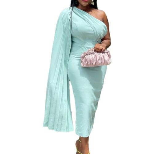 2021 Summer Fashion Style African Women Red Black Knee-length Dress African Dresses for Women African Clothing