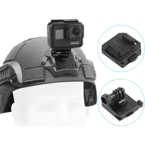 For GoPro hero 9 / 8 / 7 / 6 /5 /4/ 3 DJI OSMO action tactical helmet base fixed shooting metal bracket base