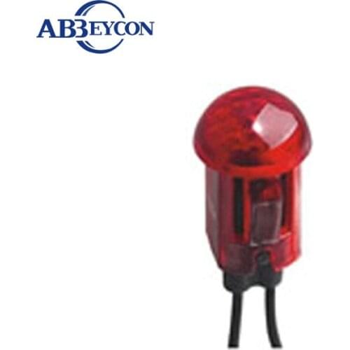 12v mini lamp indicator lights red warning Miniature Indicator Pilot Light 120V Ac/Dc plastic shell 220v pilot light