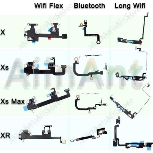 Original For iPhone X Xs Max XR Wifi Bluetooth NFC WI-FI GPS Signal Antenna Flex Cable Cover Repair Repair Parts