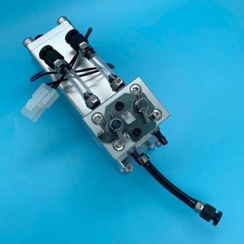 Original Polaris 512 printhead ink sub tank with level sensor aluminum ink cartridge for Flora LJ3204 LJ3208 LJ520 UV printer