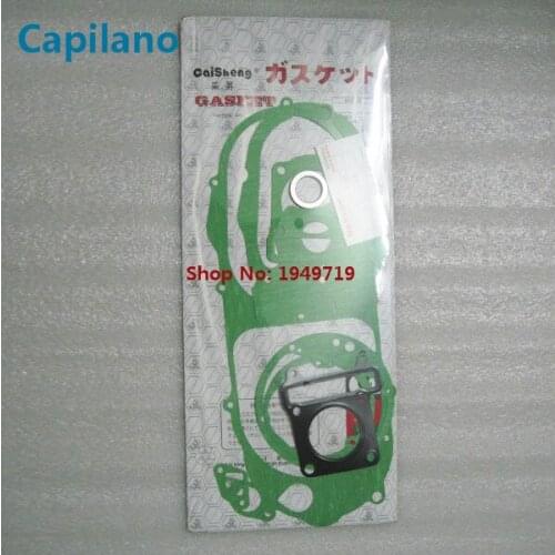 Motorcycle ZY125 full gasket complete gasket include cylinder gaket and engine gakset for Yamaha 125cc ZY 125 seal parts