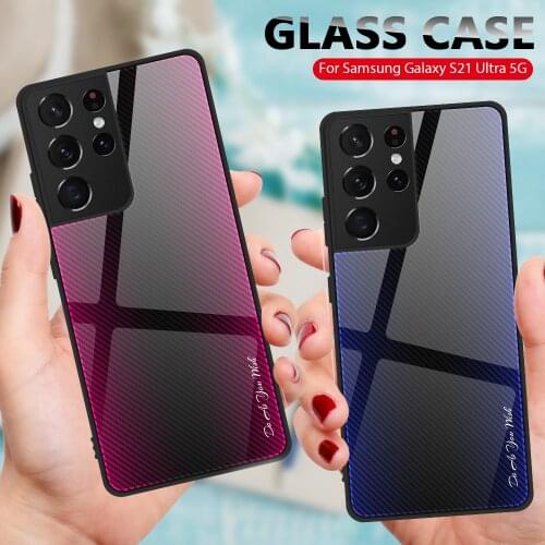 Tempered Glass Shockproof Frame Back Cover For Galaxy S21 S20 Plus Ultra FE Hard Cases For Samsung Galaxy S21Ultra 5G S 20 21 FE