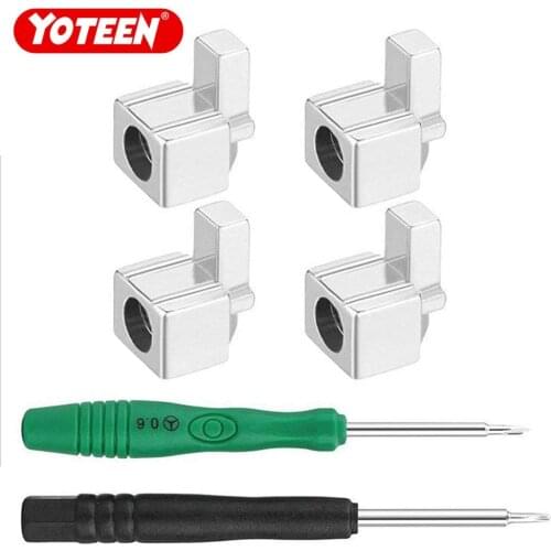 Yoteen Joy-con Replacement Latches For Nintendo Switch Metal Lock Buckles Repair Tools Kit With Screwdrivers