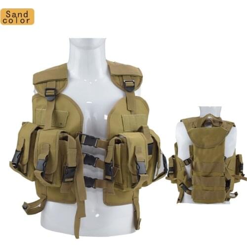 Airsoft Gear Tactical Vest Men Army Shooting Training Combat Protective Body Armor Military War Game Hunting Vest With Water Bag