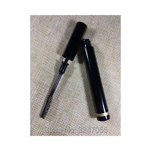 6ML 40pcs/lot Top Grade Empty Cosmetic Mascara Tube, DIY Aluminum Black Eyebrow Cream Refillable Bottle, Elegant Eye Makeup Tool
