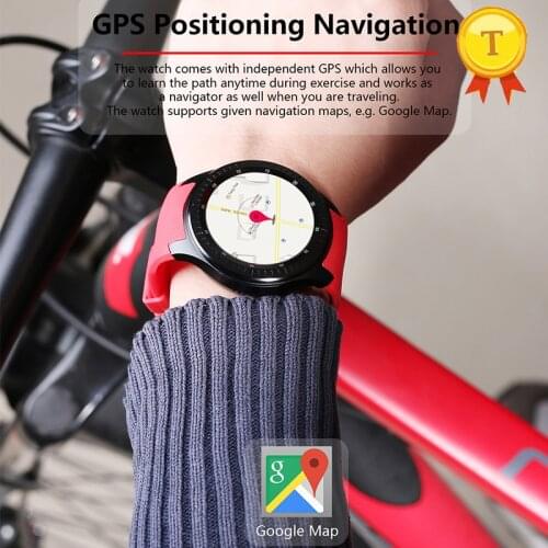HD large Color Screen 4G Smart Watch Google Map GPS Watch Phone Support Google Play music heart rate pedometer WIFI 4G 3G 2G