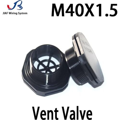 10Pcs M40*1.25 Nylon Waterproof Air Vent Valve Screw In Protective Vent Plug E-PTFE Plastic Breather Vent Valve