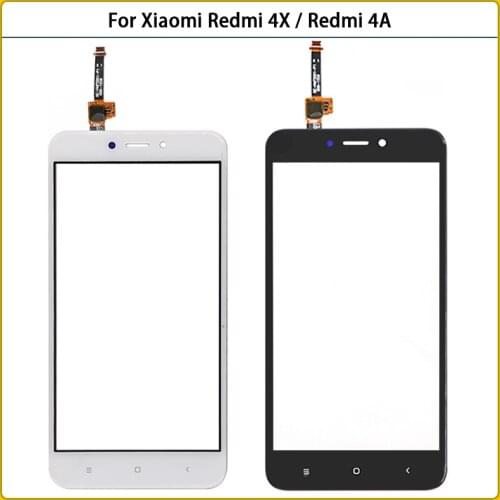 10PCS New 5.0'' Touchscreen For Xiaomi Redmi 4A Touch Screen Panel Digitizer Sensor For Xiaomi Redmi 4X LCD Front Glass Replac