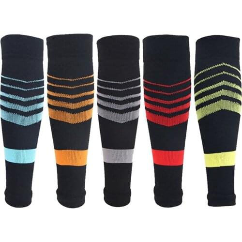 2Pcs Lengthen Compression Leg Warmers Basketball Football Cycling Socks Knee Calf Knitted Sleeves Leg Warmers Unisex Hot Sale