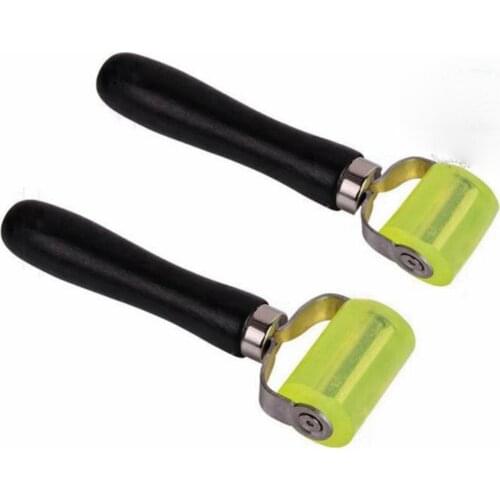 50mm Leather Idler Wheel Leather Tools Binder Glue Joint Hand Working Yellow