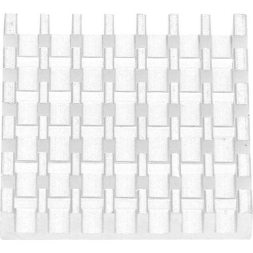 Aluminum heat sink P2505 Heat sink with chip heat sink in white aluminum