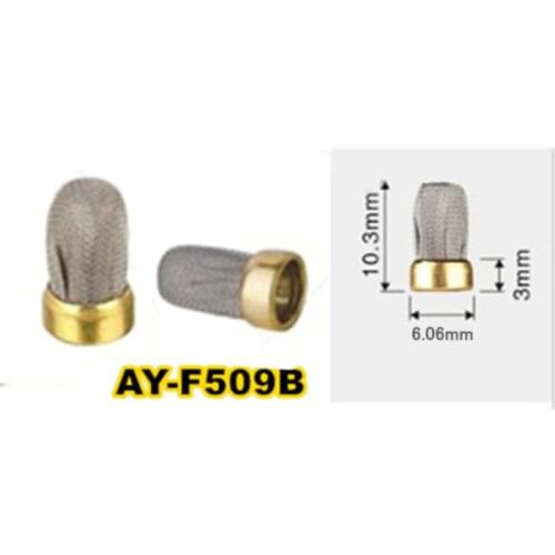 Free shipping 10pieces fuel injector metal micro filter 10.3*6.06*3mm for Bosch Unviersal Fuel Injector repair kits (AY-F509B)