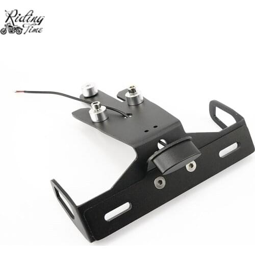 For Kawasaki ER 6F 12-16 ER 6F ER6N 12-16 ER6N Motorcycle License Plate Holder License Bracket Tail Tidy Fender Eliminator