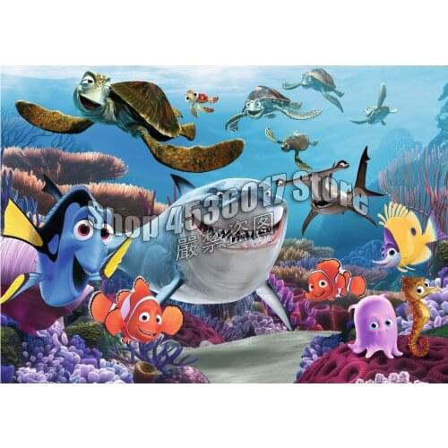 Fish and dolphins 5D Diy Diamond Painting Cross Stitch Diamond Embroidery Finding Nemo Hobbies Crafts Diamond Mosaic Kits gifts
