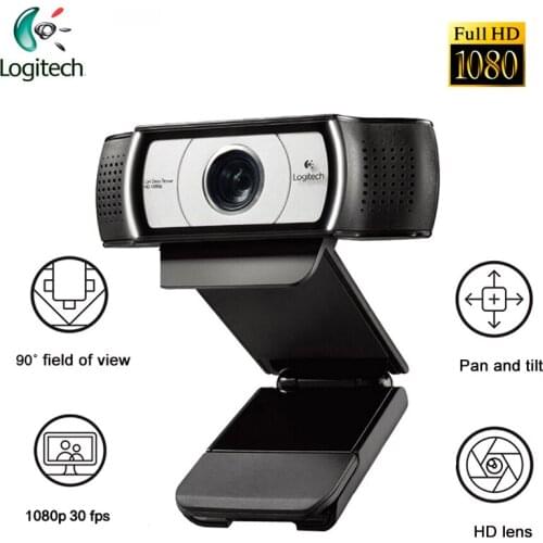 Logitech C930C HD Camera Live Network Video Conference Wide Angle 1080P 4Time Digital Zoom Laptop Desktop Computer Camera