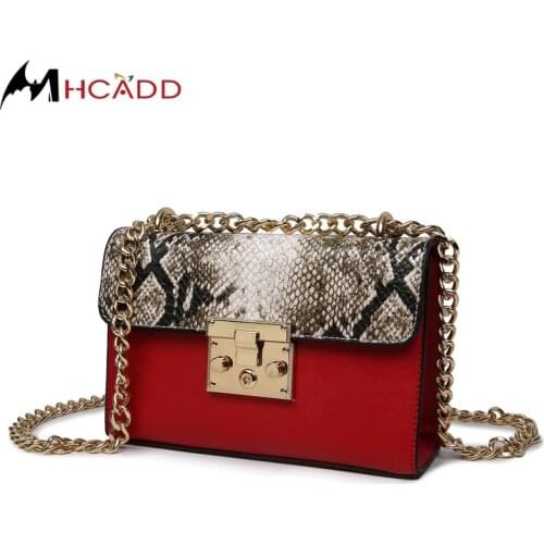 Serpentine Fashion lady Crossbody Shoulder Bags Luxury Famous Brand Designer leather Woman Handbags Women messenger bags Clutch