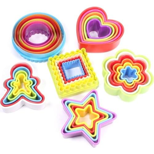 Cookie and Biscuit Cutter Set,Fondant& sandwich cutters in various sizes. Round, heart, flower, square,tree,star,gingerbread man