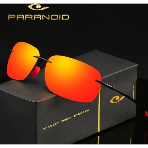 PARANOID Vintage Sunglasses UV400 Mens Sun Glasses For Men Driving Black Goggles Oculos Male 8 Colors Model 8511