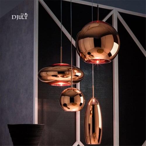 Postmodern Nordic Wide Body hanging chandelier lighting for living room kitchen modern home deco hang lamp led glass chandeliers
