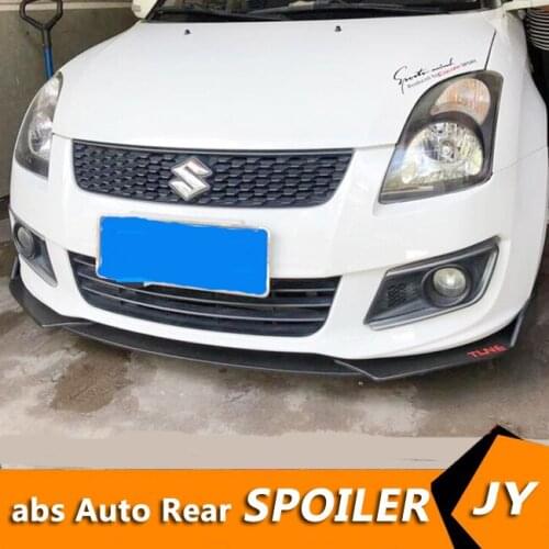 For Suzuki Swift Universal Body kit spoiler 2005-2013 For Suzuki Swift ABS Rear lip spoiler front Bumper Diffuser Protector