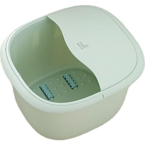 Hand-Held Foot Bath Bucket with Lid, Plastic Foot Bath Bucket, Household Foot Bath Bucket, Massage Foot Bath