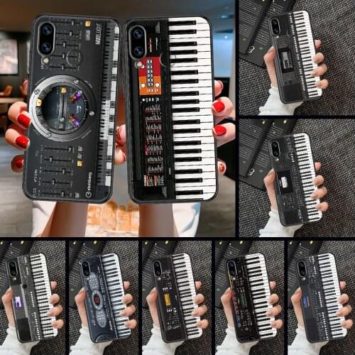 Vintage Piano Phone case For Huawei Honor 6 7 8 9 10 10i 20 A C X Lite Pro Play black tpu funda fashion cell cover trend bumper