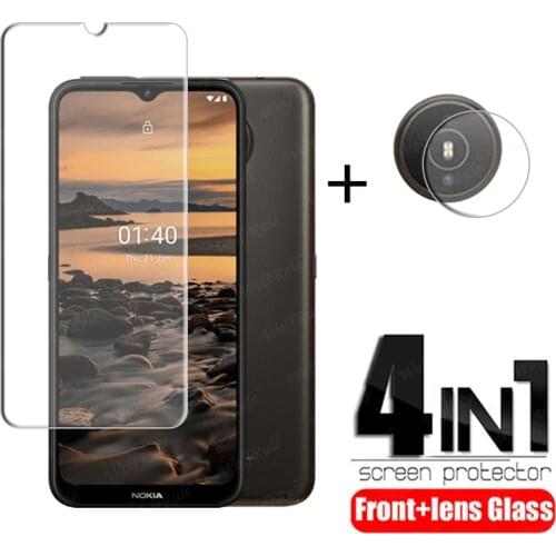 4-in-1 For Nokia 1.4 Glass For Nokia 1.4 Tempered Glass Screen Protector Protective Camera Film For Nokia 3.4 5.3 1.4 Lens Glass