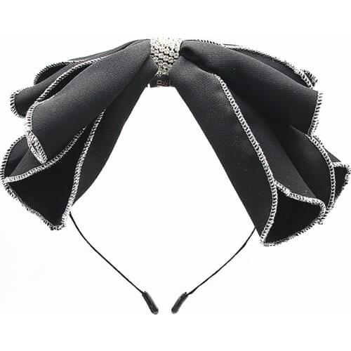2021 New Luxury drill Hairbands Women Bow Hair Hoops Girls Hair Accessories Fashion Jewelry Headband