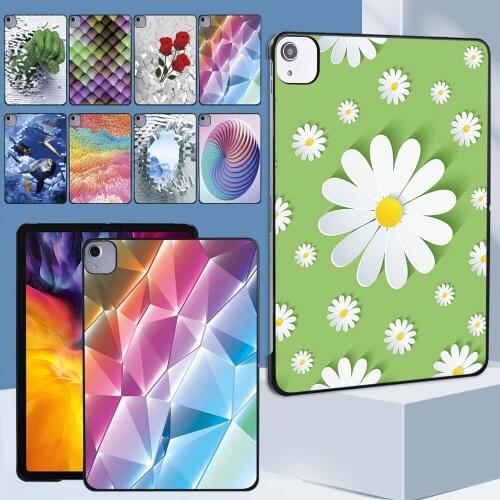 Tablet Hard Shell Case for Apple IPad Air 4 2020 10.9 Inch High-quality Print Pattern Hard Shell + Free Stylus