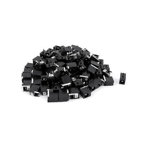 100Pcs 5.5mm x 2.0mm 3 Port DIP DC Power Jack Socket Connector DC036