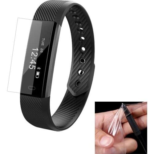 2pieces Anti-scratch Ultra Thin HD Clear Protective Film Guard For ID115 (HR) Smartband Wristband Full Screen Protector Cover