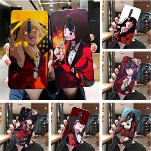 Anime Kakegurui Jabami Yumeko Phone Case For Oppo A5 A9 2020 Reno2 z Renoace 3pro A73S A71 F11