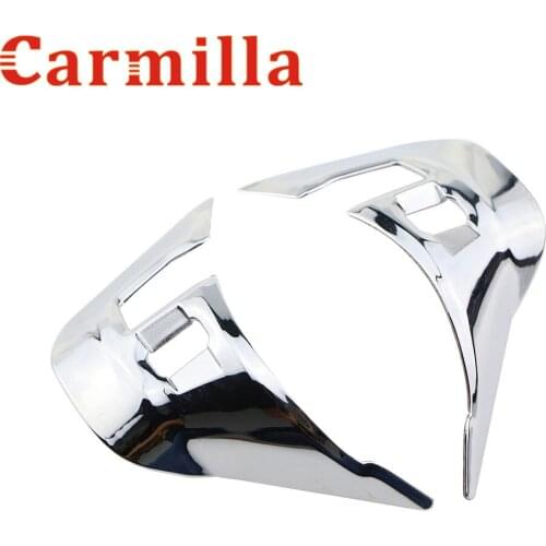 Carmilla ABS Car Steering Wheel Protector Cover Trim Sticker For Peugeot 208 2008 2013 - 2017 Car Accessories Car Stickers