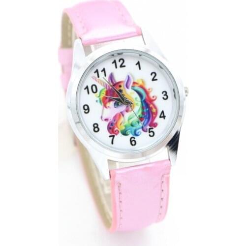 New Fashion Cute Unicorn Desgin Brand Children Quartz Kids Watches Ladies Boy Girl Students WristWatches Casual Relogio