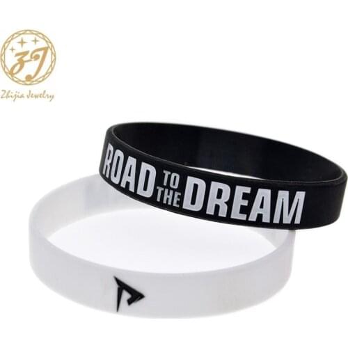 "PRIDE""ROAD TO THE DREAM""In Case Emergency Do not Resuscitate" Silicone Rubber Bracelet Elastic Band Bracelet For women men