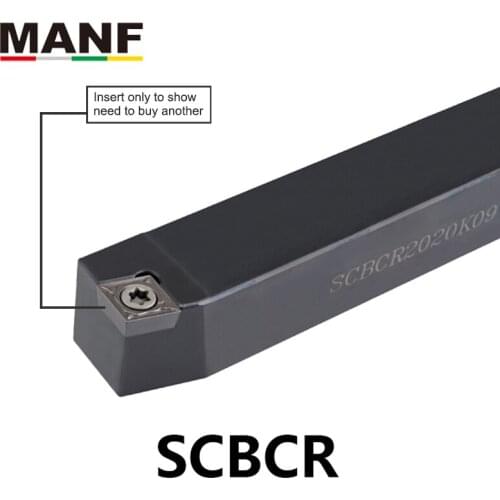 MANF turning tool holder 12mm SCBCR-2020K09 CNC External Turning Tool Holder Lathe Cutter Toolholders External Boring Tool