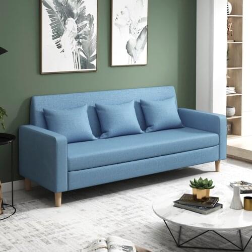 Nordic Leisure Living Room Sofas Small Apartment Armchair Home Furniture Modern Lazy Balcony Single Sofa Economic Small Sofa