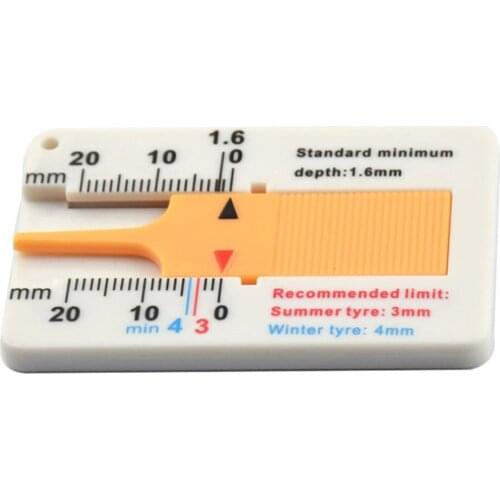 Tyre Tread Depth Gauge Car Motorcycle Trailer Van Wheel