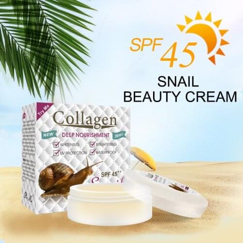 30ml Collagen snail lady cream concealer brightening pearl cream moisturizing Skin care beauty products skin care products