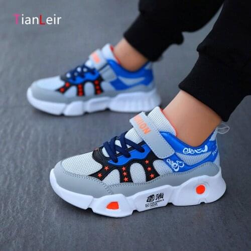 New 2021 High Quality Children Sneakers Fashion Casual Breathable Mesh Sports Shoes For Boys Running Kids Shoes Chaussure Enfant