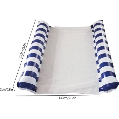 Summer Inflatable Chair Foldable Floating PVC Swimming Pool Hammock Air Bed Beach Water Lounger Chair Large Double Water Bed