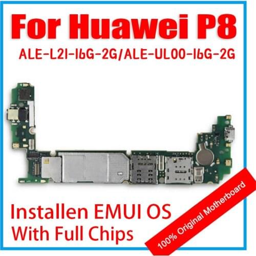 P8 ALE L21 UL00 16G For Huawei P8 Lite 100% Clean Original Motherboard 16GB ROM Mainboard Android OS Logic Board With Full Chip