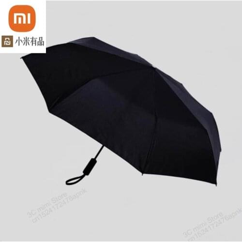 Xiaomi youpin mens and womens folding automatic umbrella without film sunscreen waterproof UV 23 inch strong windproof sunumbr