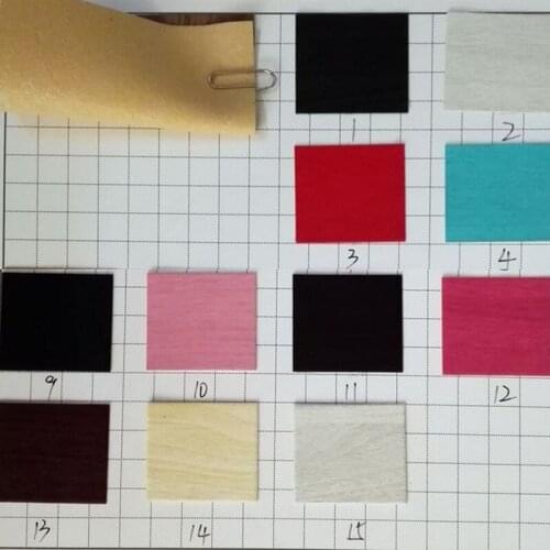 Wholesale 10 yards roll Spunlace bottom wood grain artificial PU leather Decorative packaging leather wood grain fabric thin