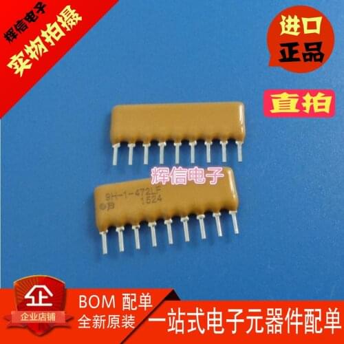 Original new 100% 4609H-101-472LF SIP9 100PPM 4.7K 0.3W 2% DIP network exclusion (Inductor)