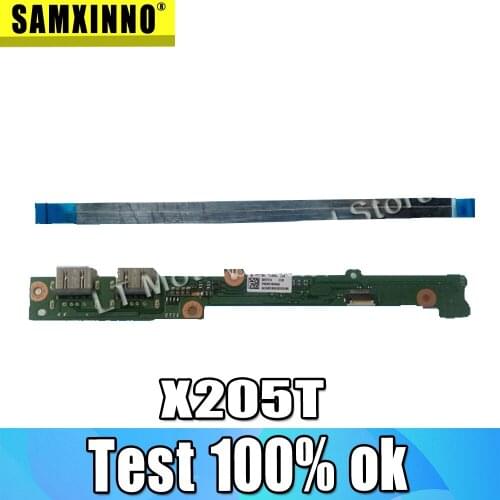 BOARD +Cable For Original X205T X205TA USB POWER switch button BOARD +Cable X205TA_IO DA0XK2PI4C0 test good