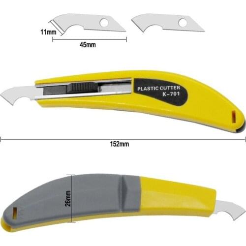 Manual Perspex Cutter Hook Acrylic Cutting Tool Hook Knife Blades Steel DIY Plexiglass Repair Hand Organic ABS Board Art Knife