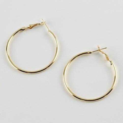 Locked Loop Earrings (4 cm)